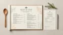 design creative restaurant menu, digital menu, food menu design