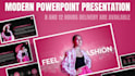 create a modern powerpoint presentation