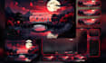 do custom stream overlay vtuber overlay animated twitch overlay stream package