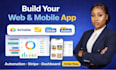 build airtable, softr, glide, adalo app with automation, stripe integration