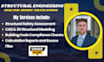 structural engineering design, analysis and calculation