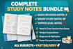 make easy and well defined notes for you of all subjects