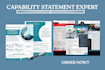 write and design government capability statement, business capability statement