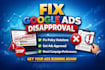do fix google disapproved ads circumventing policy issue