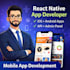 develop ios and android app using react native with backend
