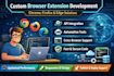 develop powerful chrome and firefox browser extention with API integration