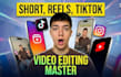 edit short form videos, reels, tiktoks, youtube shorts, and ugc ads