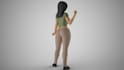 3d head bust, face fully body rigging,humanoid, anime animation sculpting