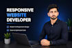 build responsive website using HTML CSS javascript react