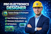 do electronics engineering design, electrical engineering, robotics, pcb layout