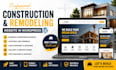 design construction website, remodeling website in wordpress