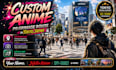 create a tokyo anime travel route guide