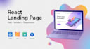 develop responsive react js website with modern UI