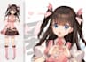 draw and rig live2d model, pngtuber model, 2d vtuber model, vtuber rigging
