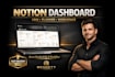 design custom notion dashboard, crm, planner and workspace