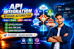 build API integration, stripe, shopify api, crm sync, oauth2, webhook automation