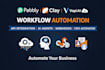 set up pabbly connect, vapi ai, clay com, keygen automation and API integration