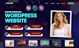 build, create wordpress website redesign elementor pro as wordpress developer