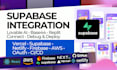 setup lovable supabase fix supabase database setup firebasae backend developer