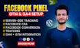 setup meta facebook pixel conversion API server side tracking google analytics 4