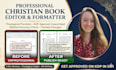 edit and proofread your christian book or devotional for KDP and ingramspark