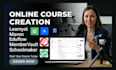 do online course creation learnyst schoolmaker membervault maven eduflow website