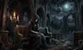 do a digital horror, dark, or goth painting