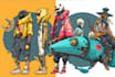 design anime character , cyberpunk character