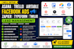 setup asana trello airtable facebook ads zapier typeform twilio lead management