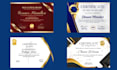 design professional certificate, award and diploma template