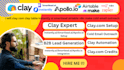 clay com clay table instantly ai smartlead airtable n8n make cold email outreach