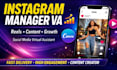 be your instagram manager virtual assistant for reels growth