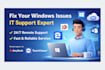 fix your windows issues and provide remote IT support