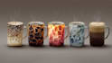 create a custom coffee mug design or coffee cup design