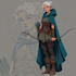 draw fantasy female, dnd illustration