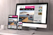 create a responsive website in HTML5, CSS, javascript