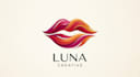 design a stylish and eye catching lips logo