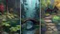 create stunning fantasy and sci fi environment concept art