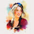 draw portrait vector illustration