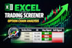 create excel trading screener using option chain and oi data