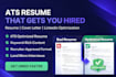 write ats resume, cover letter, linkedin and capacity statement