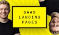 build a custom saas startup landing page website