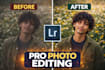 cinematic lightroom editing, color grading and portrait