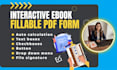 create fillable PDF from and PDF design