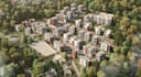 visualize 3d residential units,recreational amenities,aerial master plan render
