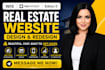 develop stunning wix real estate website design and redesign idx mls integration