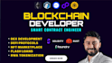 be your blockchain developer for custom smart contracts, defi dapps and web3