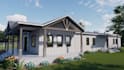 design 3d house exterior facade modelling and rendering