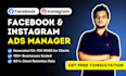 be your facebook ads campaign manager, meta ads manager