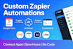build zapier automations and workflows for your business